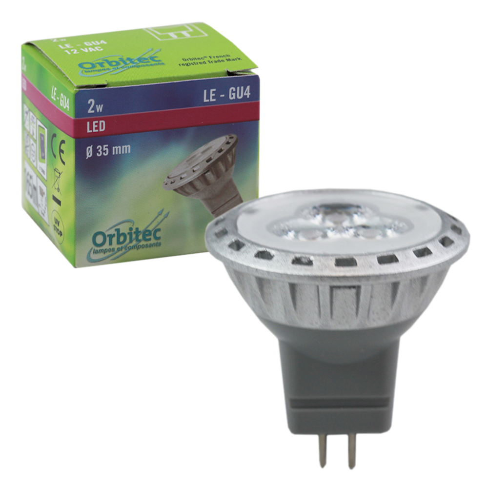 LE LED 2W MR11 12V 30D 3000K GU4 Non-Dimmable