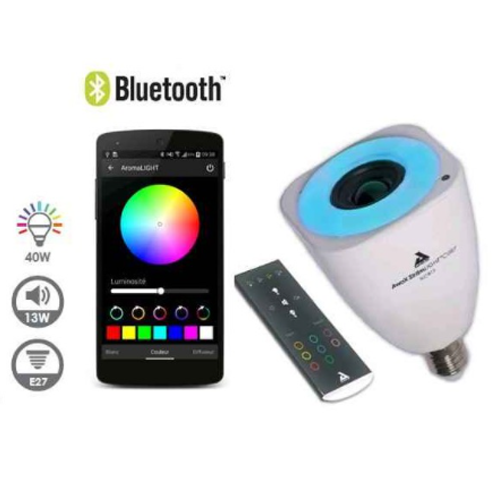 Striim LIGHT Color 7W LED Bulb Bluetooth 13W Speaker E27
