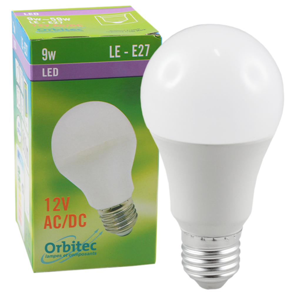 LED LE GLS 9W Low Voltage 12V 3000K E27 Non-Dimmable