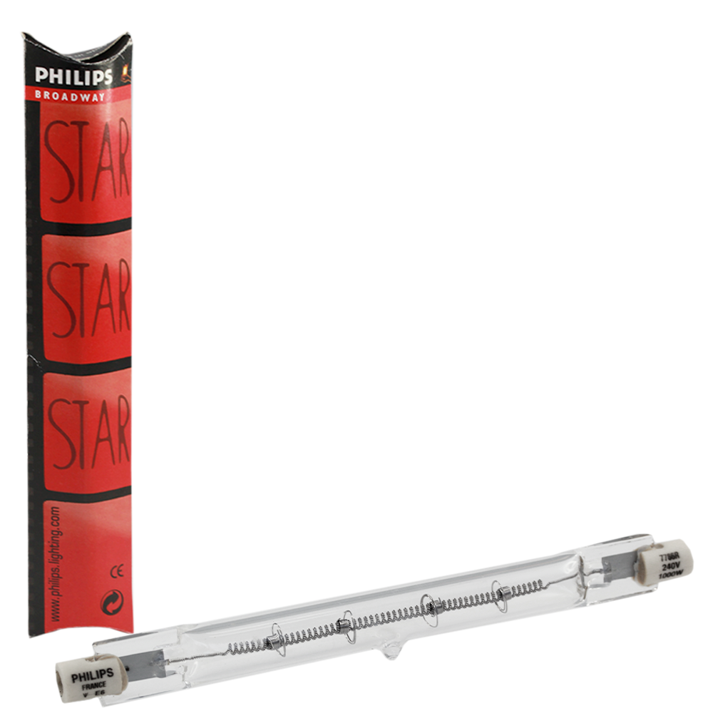 Broadway Stage Halogen 7786R 1000W 240V 3200K R7s 118mm