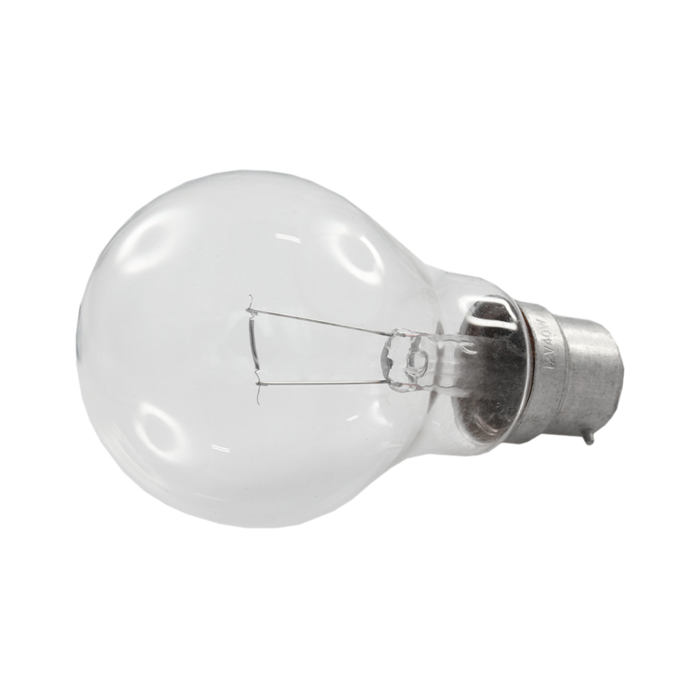 Incandescent GLS Low Voltage Clear Globe 40W 12V 2700K B22