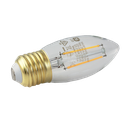LED Heritage Filament Candle Clear 4.8W 2700K Dimmable E27