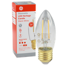 LED Heritage Filament Candle Clear 4.8W 2700K Dimmable E27