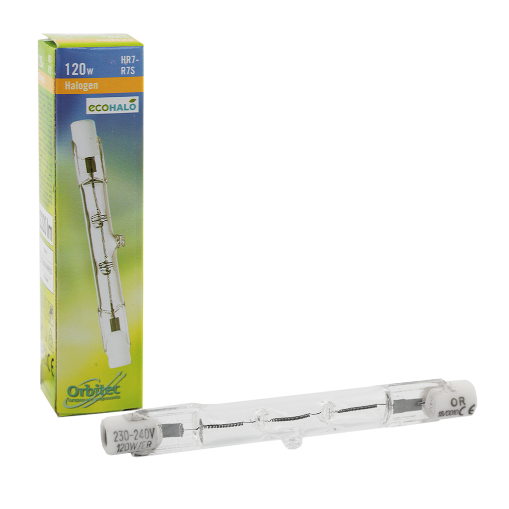 Linear Eco Halogen Hr7 Lamp 120W 230-240V 78mm R7s
