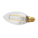 LED Heritage Filament Candle Clear 4.8W 2700K Dimmable E14