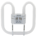 CFL Square Lumilux 2D 28W 3500K GR10q 4 Pins Dimmable