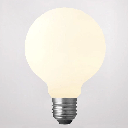 Liq LED G80 Matte White 6W 3000K E27 Dimmable