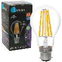 Lus LED Low Voltage Filament GLS Globe 8W 12V 2700K B22 Non-Dimmable