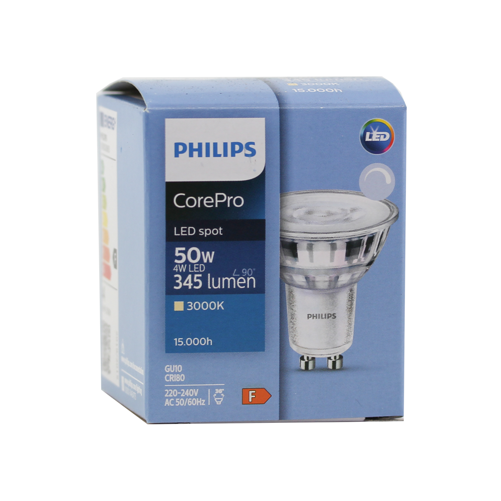 Philips CorePro LED Spot 4W 36D 3000K GU10 830 Dimmable