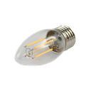LED Filament Candle 4W 12V 2700K E27 Clear Dimmable