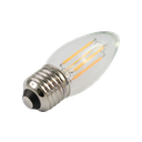 LED Filament Candle 4W 12V 2700K E27 Clear Dimmable