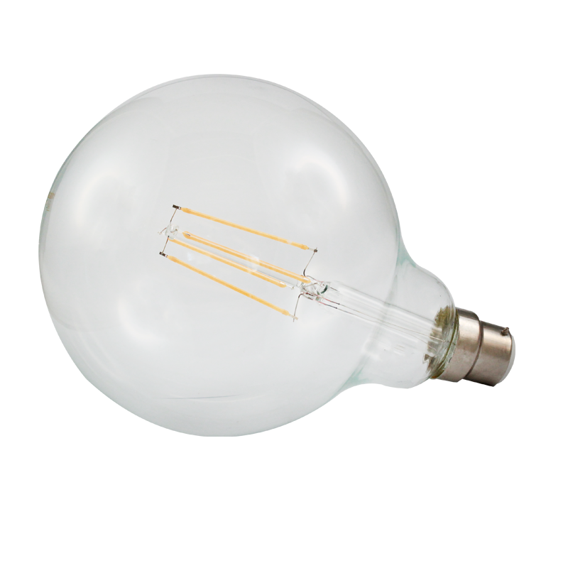 LED G125 BC Filament CF22Dim 8w B22