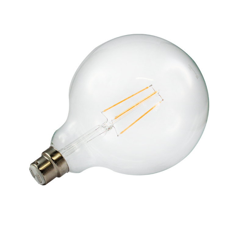 LED G125 BC Filament CF22Dim 8w B22