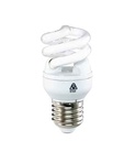 Deluxlite Spiral Compact Fluorescent 9w Warm White Edison