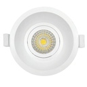 Downlight led 10w tri colour 750lm IP44 dimm white mini trim