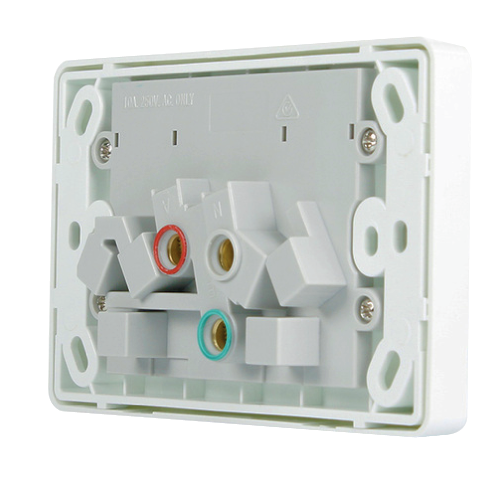 double power point 10a  ac horizontal