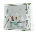 double power point 10a  ac horizontal