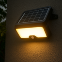 solar led flood light  5w  500lm  ip65  6k  black