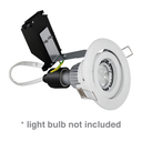 Recessed Downlight - WHITE GIMBLE 90mm
