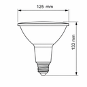 12W PAR38 Selectable LED Lamp E27 1200lm IP65