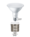 E40 to E27 Light Bulb Adapter – Use E27 Screw Bulbs in E40 Fittings
