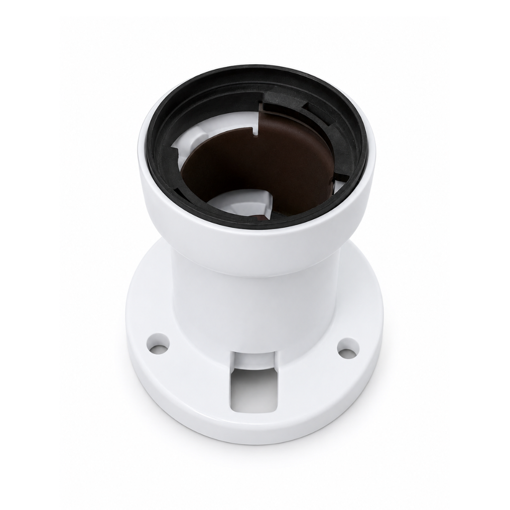 P28S PLASTIC BASE WITH FLANGE