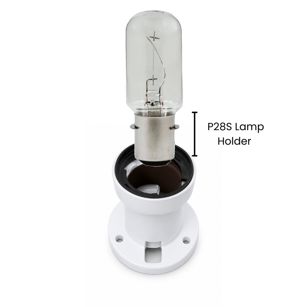 P28S Flanged Plastic Lamp Holder Base