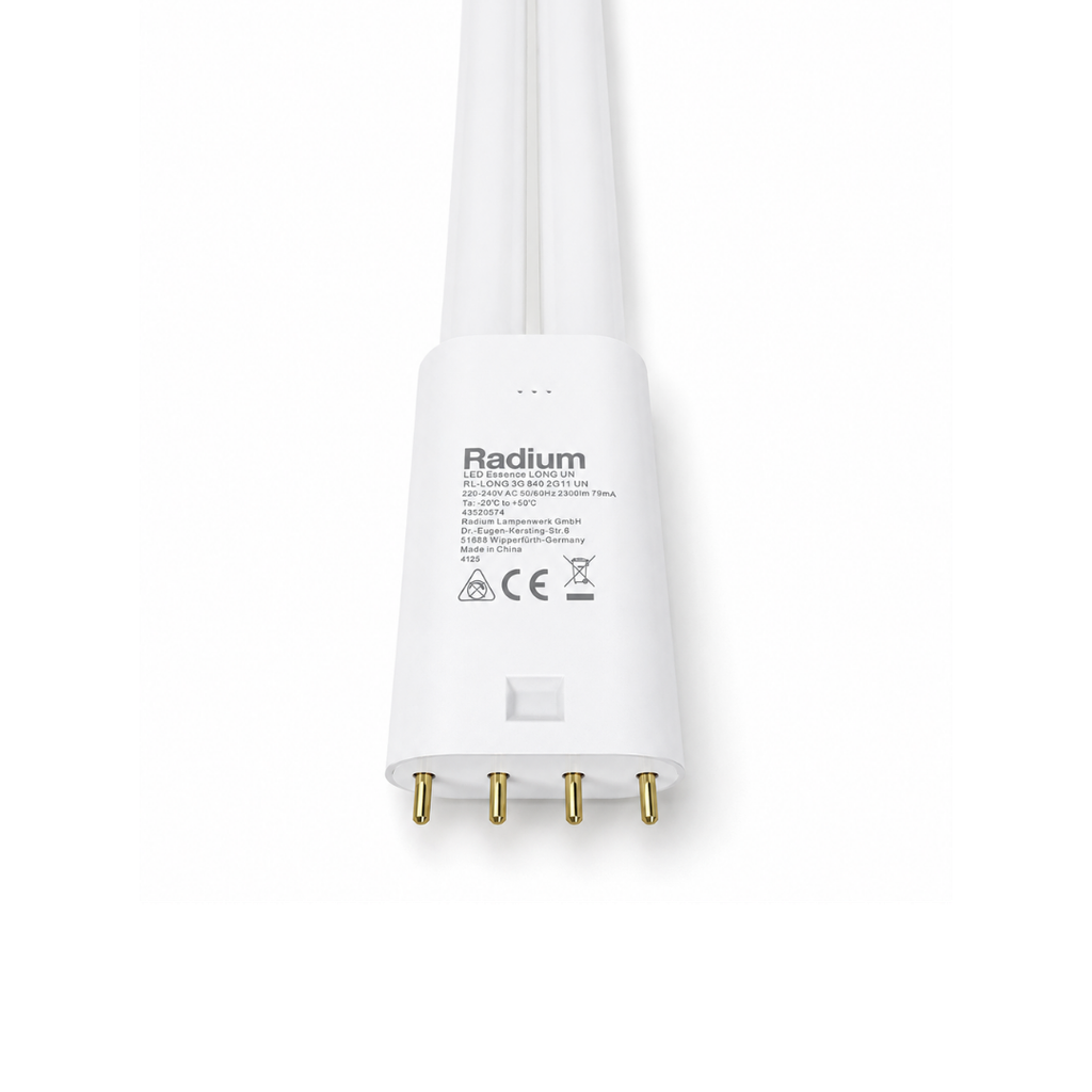 18W LED PLC Replacement Lamp | 2G11 Base | 4000K Cool White | 2300 Lumens (CFL Replacement 36W)