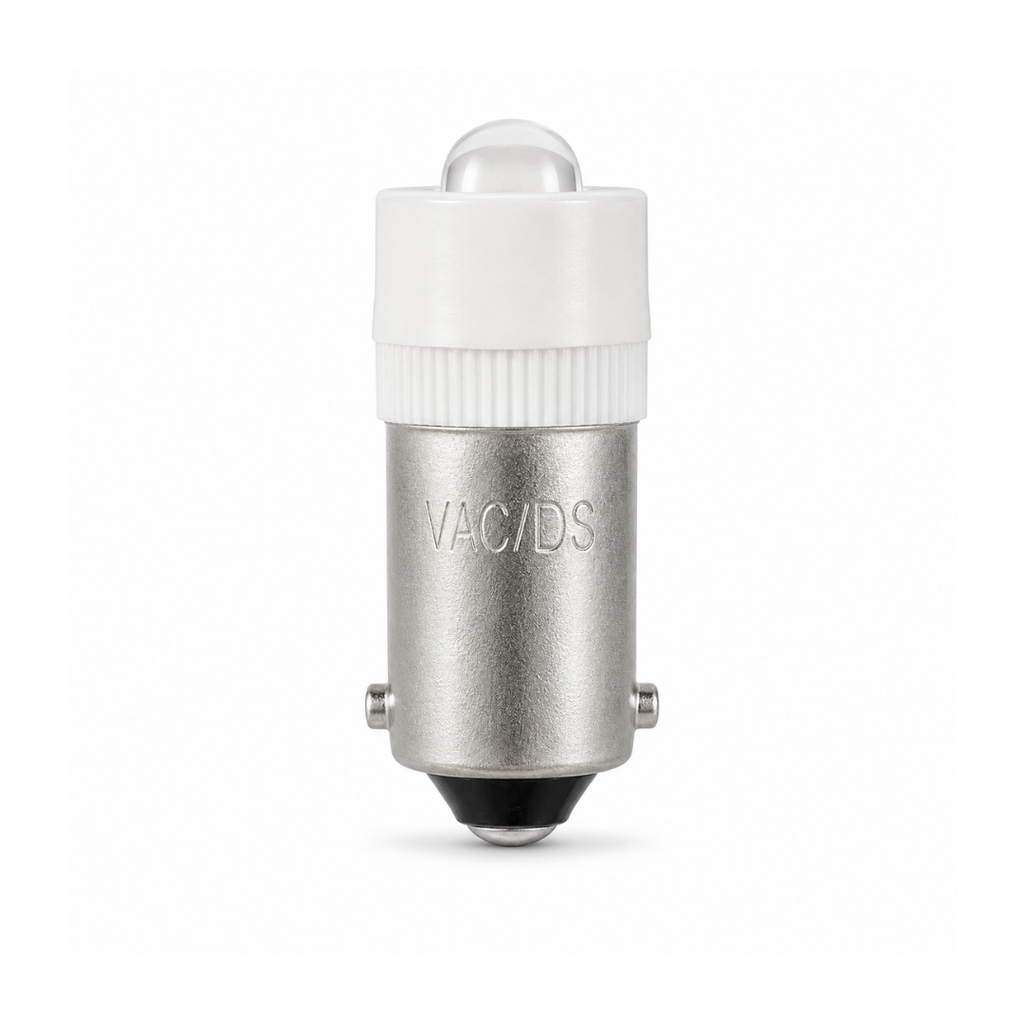 12V BA9S LED White Lamp AC/DC