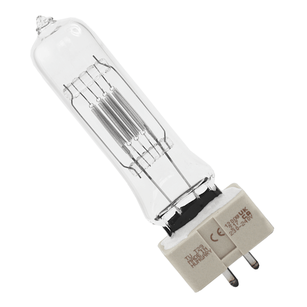 Quartz Halogen Lamp 93106489 1200W 230-240V 3200K GX9.5 T29
