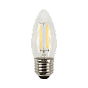 Liquid LEDs LED Filament Candle 4W 12V 2700K E27 Clear Dimmable