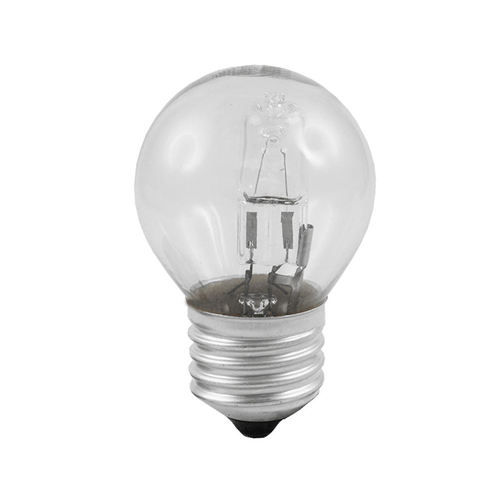 Halogen Fancy Round Lamp Clear 28W 2800K Dimmable E27 240v