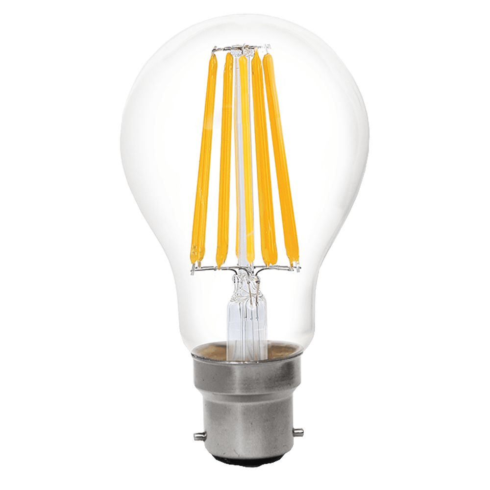 Lus LED Low Voltage Filament GLS Globe 8W 12V 2700K B22 Non-Dimmable