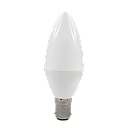 LED Candle Frosted 5W 3000K Dimmable BA15d