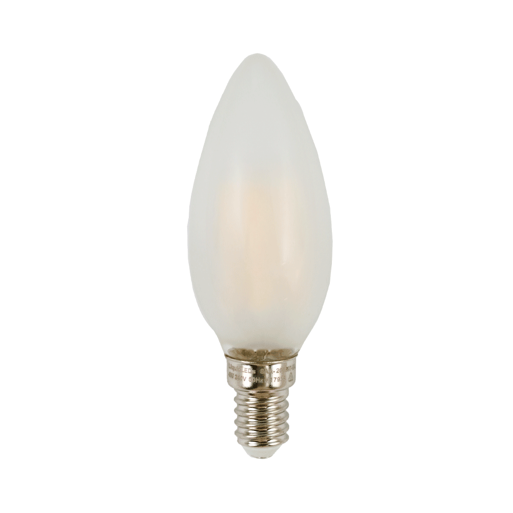 Liquid LEDs LED Candle 4W 2700K E14 Frost Dimmable