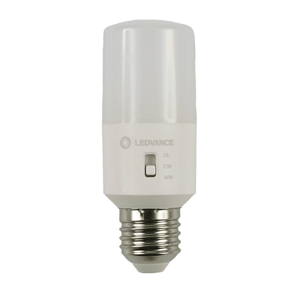 Ledvance LED Tri-Colour Stick 9W E27 Dimmable 3/4.5/6.5k