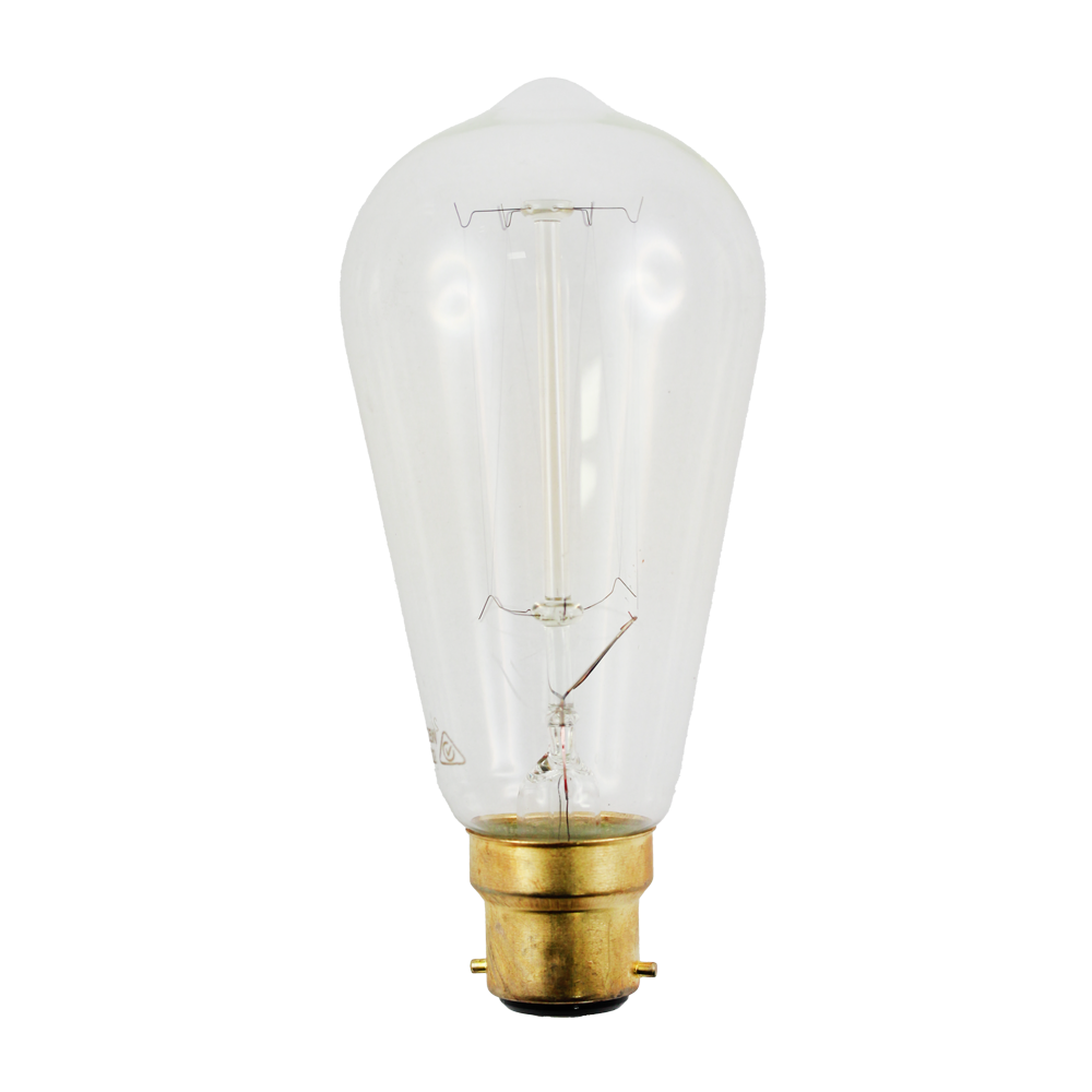 Carbon Filament Lamp ST57 240v B22 2000k 25w