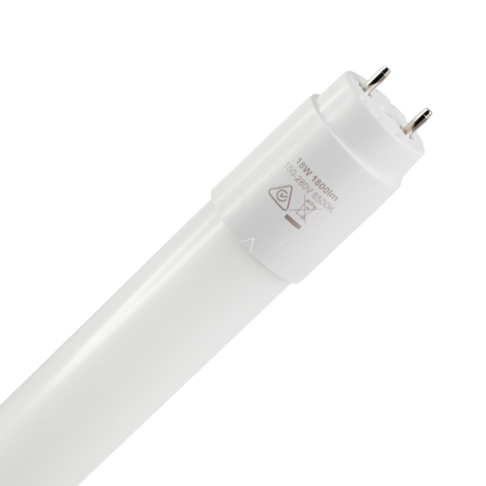 LED Tube T8 18W 6500K 1200mm Built-in Driver Double-Ended 