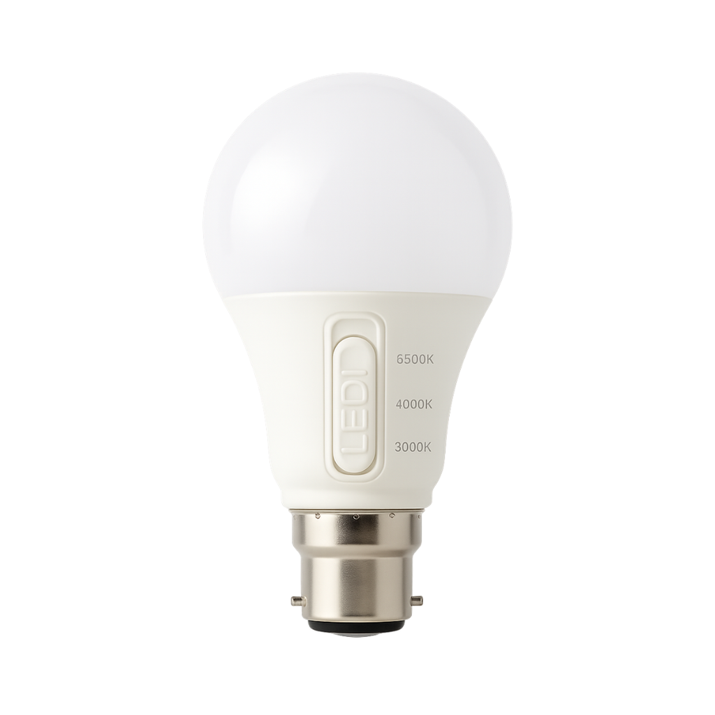 SupValue Pro A60 Tri-Colour B22 Lamp 10/7w 1400/1000lm 3/4/6.5k 