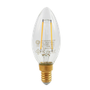 LED Heritage Filament Candle Clear 4.8W 2700K Dimmable E14
