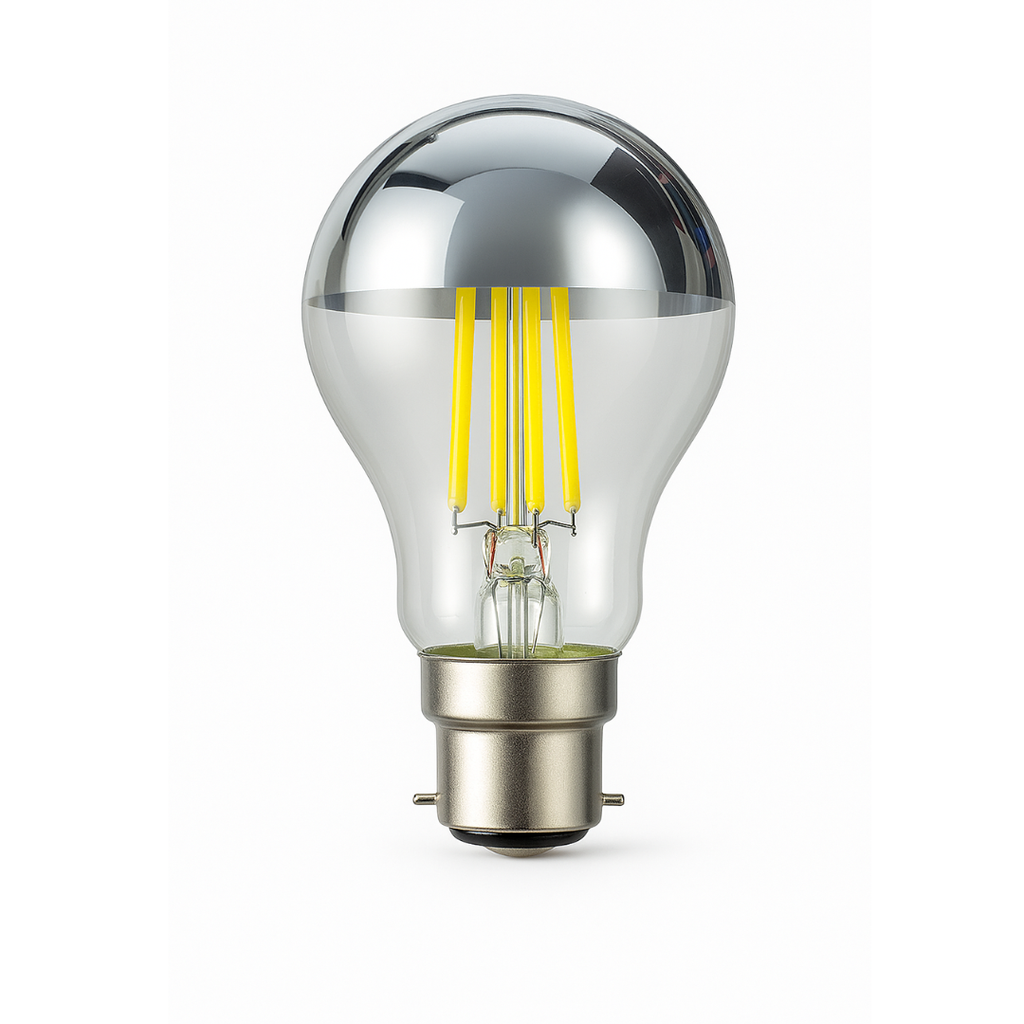 Mirror Crown GLS LED Bulb – B22  7.5W | 2700K Warm White | Dimmable
