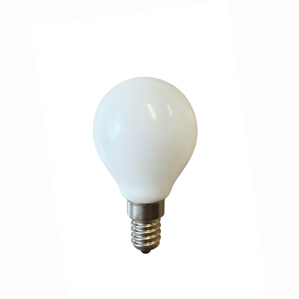 GE Dimmable LED Fancy Round – Warm White (Opal Glass) | E14 dimm 2700k 5.6w