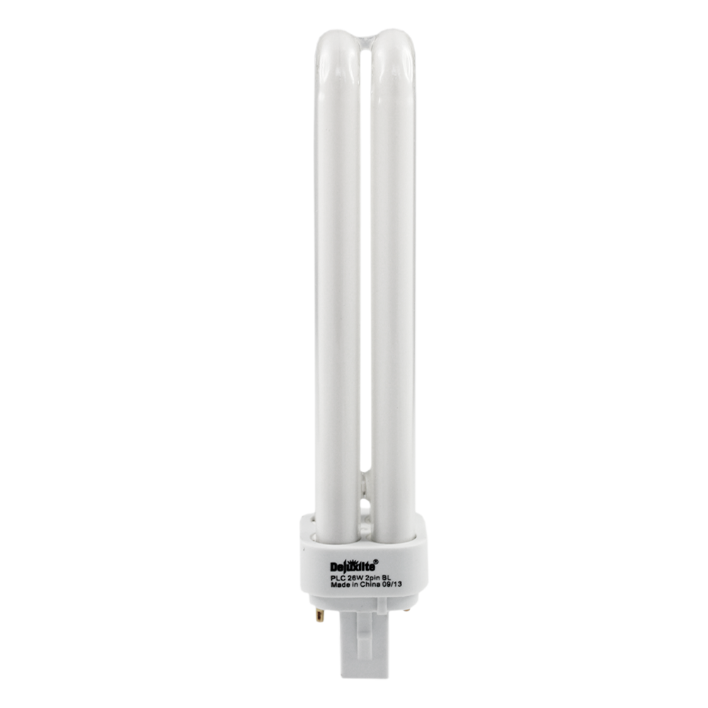 BOX OF 25: Blacklight Compact Fluorescent Lamp PLC 26W G24d-3 2 Pins ($12.16 EACH) 