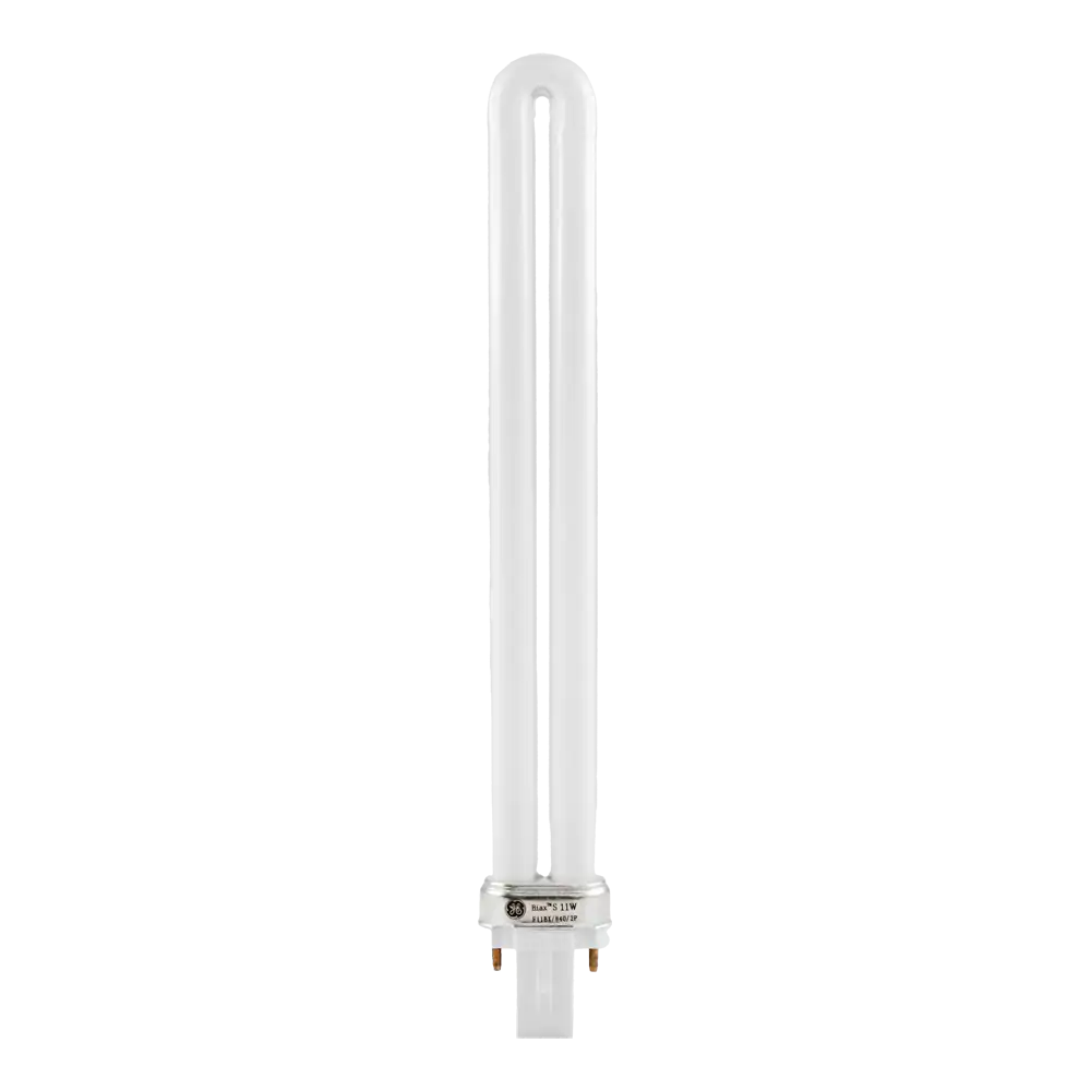 BOX OF 10: Compact Fluorescent 11W PL-S 4000K G23 2 Pins 
