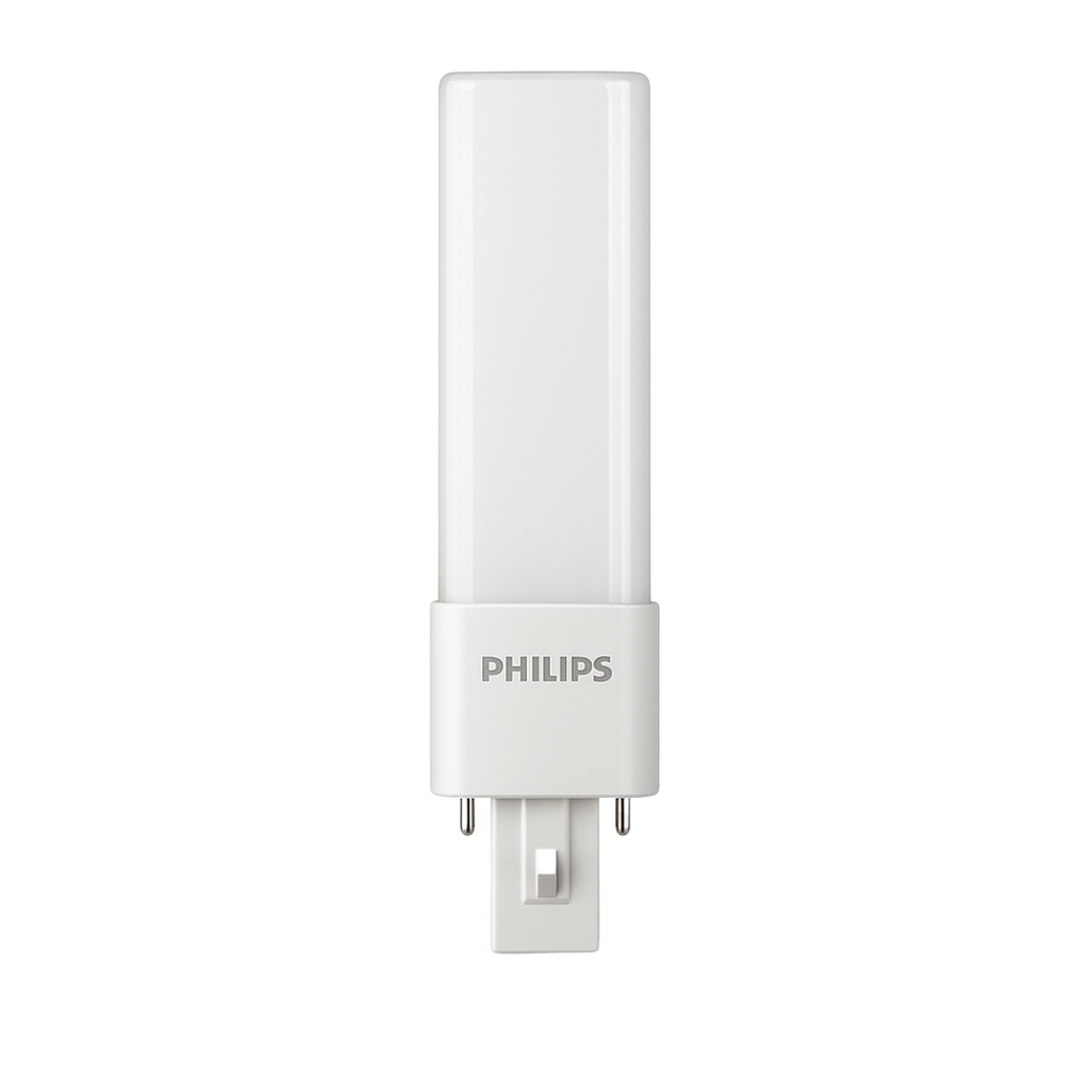 BOX OF 10: Philips CorePro LED PL-S 2P G23 5W 3000K 520lm  