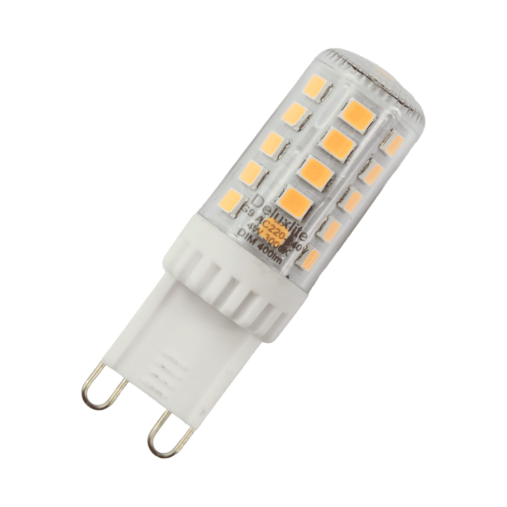 BOX OF 20: Deluxlite LED 4W 3000K 400lm G9 Dimmable ($3.30 EACH)