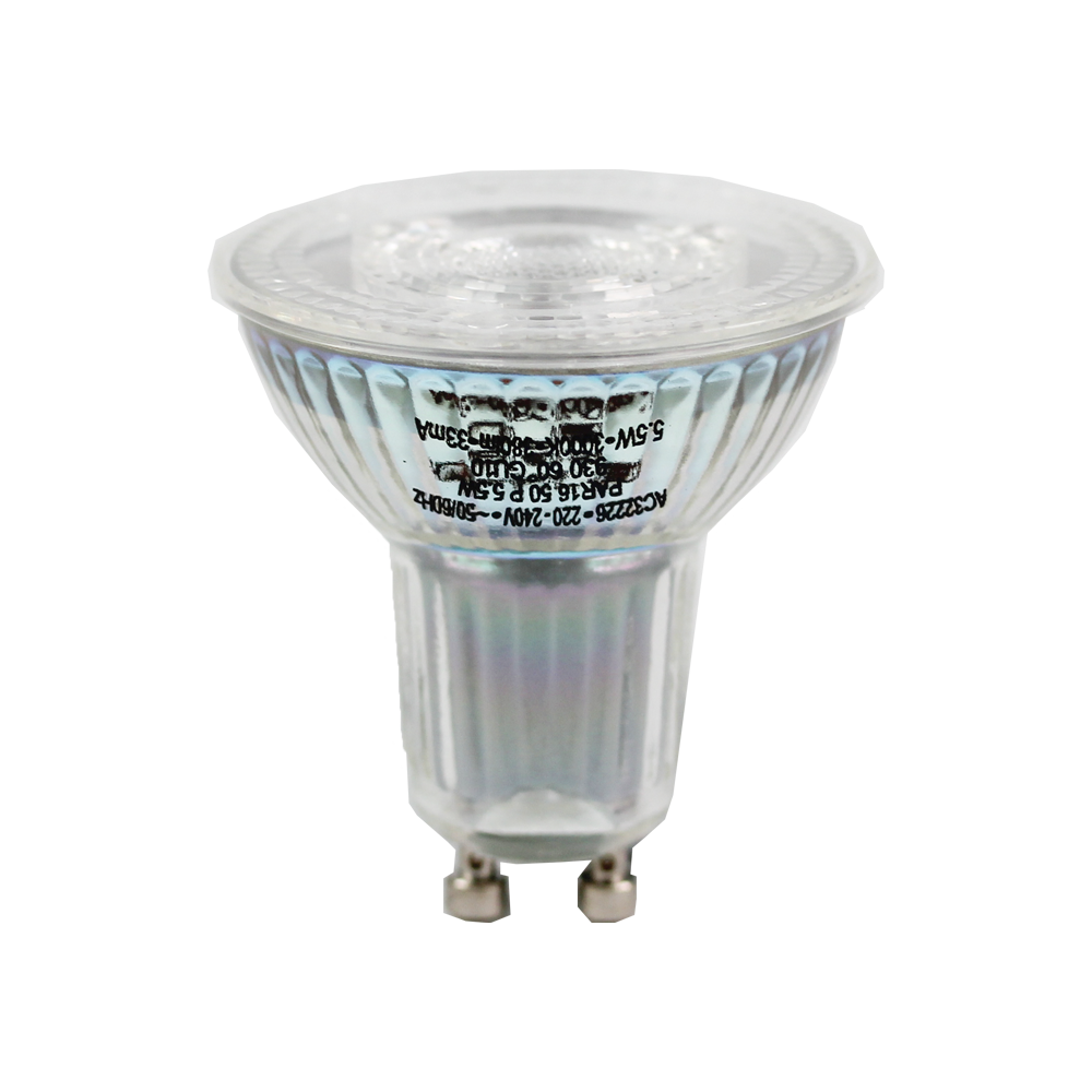 BOX OF 20: LED GU10 PAR165060 5.5W 3000K  Dimmable 380lm ($8 EACH)