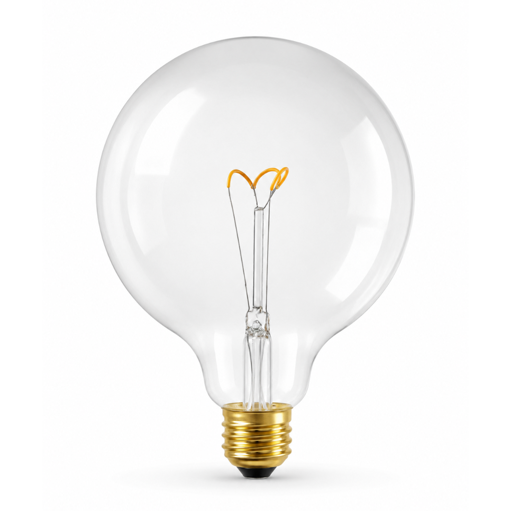 LEDs 3W G125 Dimmable LED Bulb – E27 2200K Extra Warm White