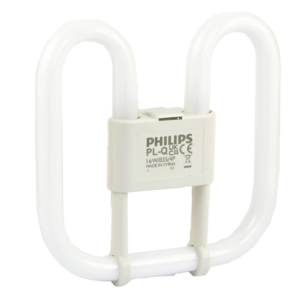 Philips PL-Q CFL Square 16W 3500K GR10q 4 Pins Dimmable