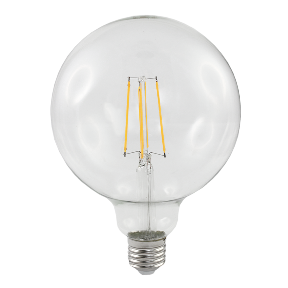 Lusion Filament G125 Spherical Clear 8W 2700K E27 Dimmable 